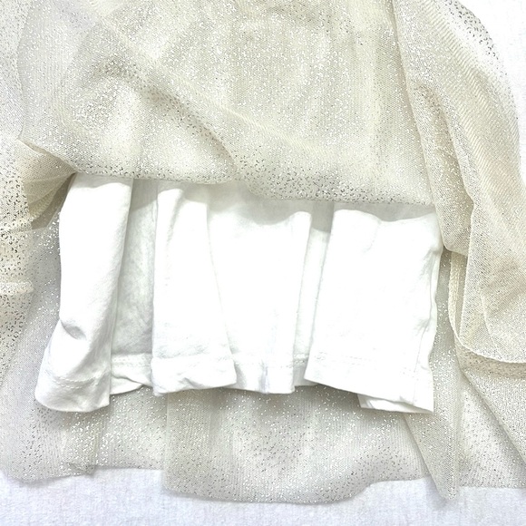 Zara Girls Silver Speckled Sleeveless Top, Size 5 - Picture 3 of 6